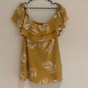 Mustard Yellow Summer Mini Dress